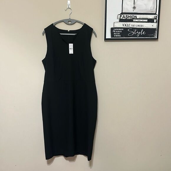 NWT Ann Taylor Factory Little Black Dress Size 14 - Picture 1 of 8